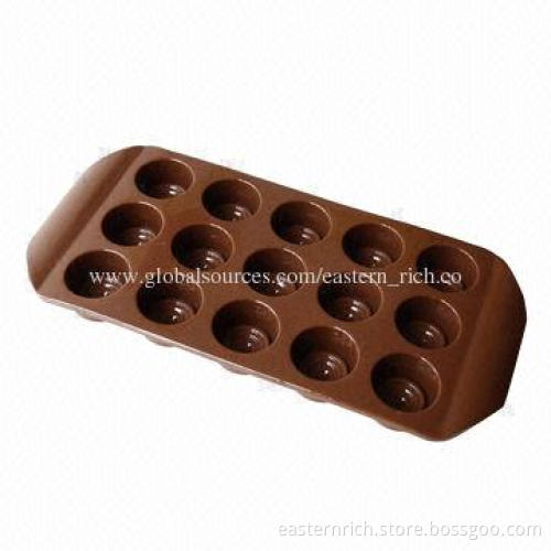 Silicone chocolate mold, 23x11x1.8cm